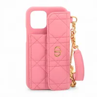 PRADA iPhone15pro用ケース サフィアーノピンク PRADA ピンク iPhoneケースiPhone15 サフィアーノレザー