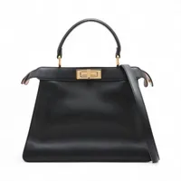 新品同様【フェンディ】ピーカブー　アイシーユー　スモール　2way ハンドバッグ フェンディ ピーカブー ピーカブー アイシーユー スモール レザー