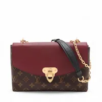 ヴィトン モノグラムxレザー サンプラシード M43715 ブラウン