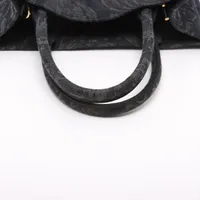 【美品】ヴェルサーチ バロッコ アテナ 2way ハンドバッグ ショルダー 黒 ヴェルサーチ バロッコ アテナ キャンバス 2WAYハンドバッグ ブラック