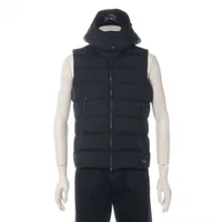 タトラス ナイロン ダウンベスト 01 メンズ ブラック MTA16A4378