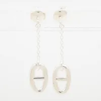 ロエベ ロゴ ピアス(片耳用) 925 6.8g ゴールド A3372478｜中古