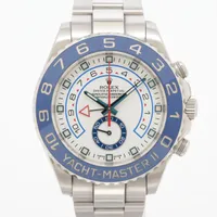 ロレックス ヨットマスターⅡ 116680 SS SS AT ホワイト文字盤