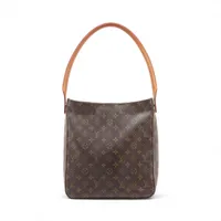 ヴィトン モノグラム ルーピングMM M51146 ブラウン A4166539｜中古