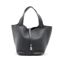 エルメス ピコタンロック22 MM トリヨンクレマンス ブラック シルバー金具 □Q:2013年