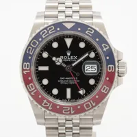 ロレックス GMTマスターⅡ 126710BLRO SS SS AT ブラック文字盤 ジュビリーブレスレット