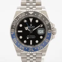 ロレックス GMTマスターⅡ 126710BLNR SS SS AT ブラック文字盤 ジュビリーブレスレット