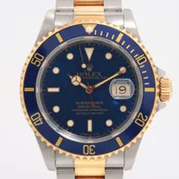 ロレックス サブマリーナーデイト 16613 SS×YG SS×YG AT ブルー文字盤