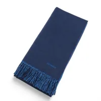 ハリーウィンストン マフラー カシミヤ ブルー HX036766｜中古ブランド