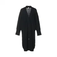 Hermès 20AW Wool Cardigan 42 Ladies' Black  07-7707 Serie Button H motif