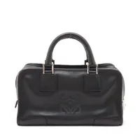 ロエベ アマソナ28 レザー ハンドバッグ ブラック A4171099｜中古