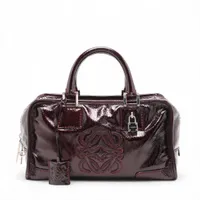 【良品】ロエベ アマソナ28 ハンドバッグ アナグラム パテント マスタード 楽天市場】【バッグ】LOEWE ロエベ アマソナ28 アナグラム