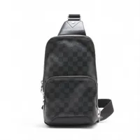 ヴィトン ダミエグラフィット アヴェニュースリングバッグ N41719 ブラック RFID反応あり