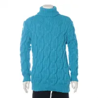 エルメス シェーヌダンクル カシミヤ タートルネックニット L メンズ