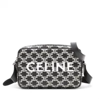 セリーヌ トリオンフ ミディアム メッセンジャー ショルダーバッグ セリーヌ トリオンフ ミディアム メッセンジャー PVCxレザー