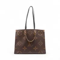 ヴィトン ジャイアントモノグラムリバース オンザゴーGM M45320 ブラウン RFID反応あり