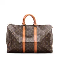 ヴィトン モノグラム キーポル60 M41422 ブラウン WZ616596｜中古