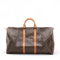 ヴィトン モノグラム キーポル55 M41424 ブラウン 暗証番号000