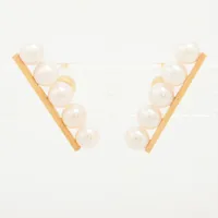 429【タサキ】K18 M/G パール　約3.0-10.0mm ピアス 429【タサキ】K18 M/G パール 約3.0-10.0mm ピアス 429【タサキ】K18 M