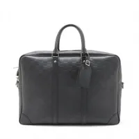 【極美品】ルイヴィトン ダミエ アンフィニ GM N41147 黒 ヴィトン ダミエ アンフィニ ポルト ドキュマン ヴォワヤージュ GM