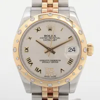 ロレックス デイトジャスト 178343 SS×YG SS×YG AT シルバー文字盤