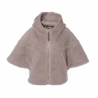 マックスマーラ テディベア アルパカ×ウール ケープ SM レディース ベージュ  PETALO 25247361926