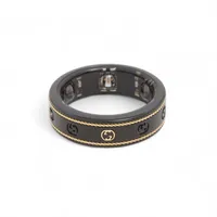 グッチ インターロッキングG フラワー リング 925 5.6g シルバー