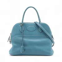 エルメス ボリード31 トリヨンクレマンス ブルージーン シルバー金具