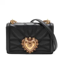 ドルチェ&ガッバーナ ディヴォーション レザー チェーンショルダー