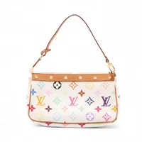 ヴィトン マルチカラー ポシェットアクセソワール M92649 ホワイト