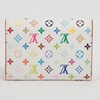 ヴィトン×村上隆 LV×TM マルチカラー ポルトモネロザリ M13399 PVC