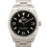 ロレックス エクスプローラー36 124270 SS SS AT ブラック文字盤