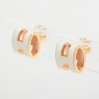 エルメス ピアス(両耳用) ホワイト/レッド エルメス ポップH ピアス(両耳用) GP ゴールド×ホワイト A4178643