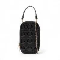 クリスチャンディオール カナージュ レザー フォンホルダー ピンク