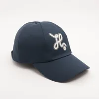 エルメス セレナ ノーティック キャップ 58 コットン ネイビー