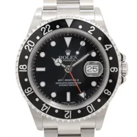 ロレックス GMTマスターⅡ 16710 SS SS AT ブラック文字盤 あまりごま1