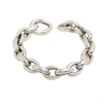 エルメス アクロバットMM ブレスレット 20コマ 925 101.1g シルバー