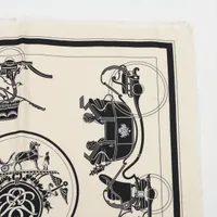 エルメス カレ80 FRANGE HOMME EX LIBRIS フリンジ オム エクス