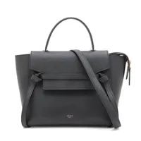 セリーヌ ビッグバッグ バケット ナノ レザー 2WAYハンドバッグ