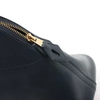 エルメス ボリード35 クシュベル ブルーインディゴ ゴールド金具 ○W