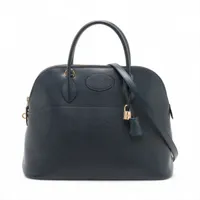 HERMES エルメス ボリード35 Y刻印 クシュベル ネイビー ゴールド金具 HERMES エルメス ボリード35 Y刻印 クシュベル ネイビー ゴールド金具