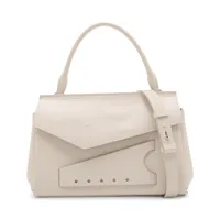 メゾンマルジェラ スナッチド レザー 2WAYハンドバッグ ホワイト