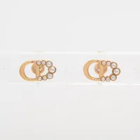 ディオール Petit CD プチCD ピアス(両耳用) GP×フェイクパール