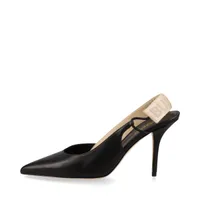 クリスチャンディオール ジャディオール レザー×ファブリック