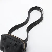 メゾンマルジェラ グラム スラム レザー ボディバッグ ブラック