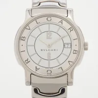 ブルガリ ソロテンポ ST35S SS SS QZ ホワイト文字盤 A4183742｜中古