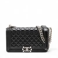 シャネル ショルダーバッグ CHANEL シャネル チェーンショルダーバッグ 21cm ダイヤモンドCC
