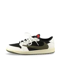 ナイキ×トラヴィススコット AIR JORDAN 1 LOW OG SP レザー×スエード スニーカー 29cm メンズ マルチカラー DZ4137-106 替え紐3種 箱あり