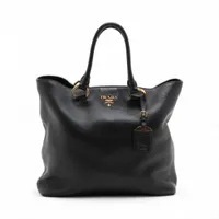 ジョルジオアルマーニ レザー トートバッグ ブラック A3121685｜中古