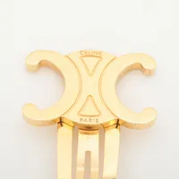 セリーヌ トリオンフ FMB2213 ヘアクリップ GP ゴールド A4185424